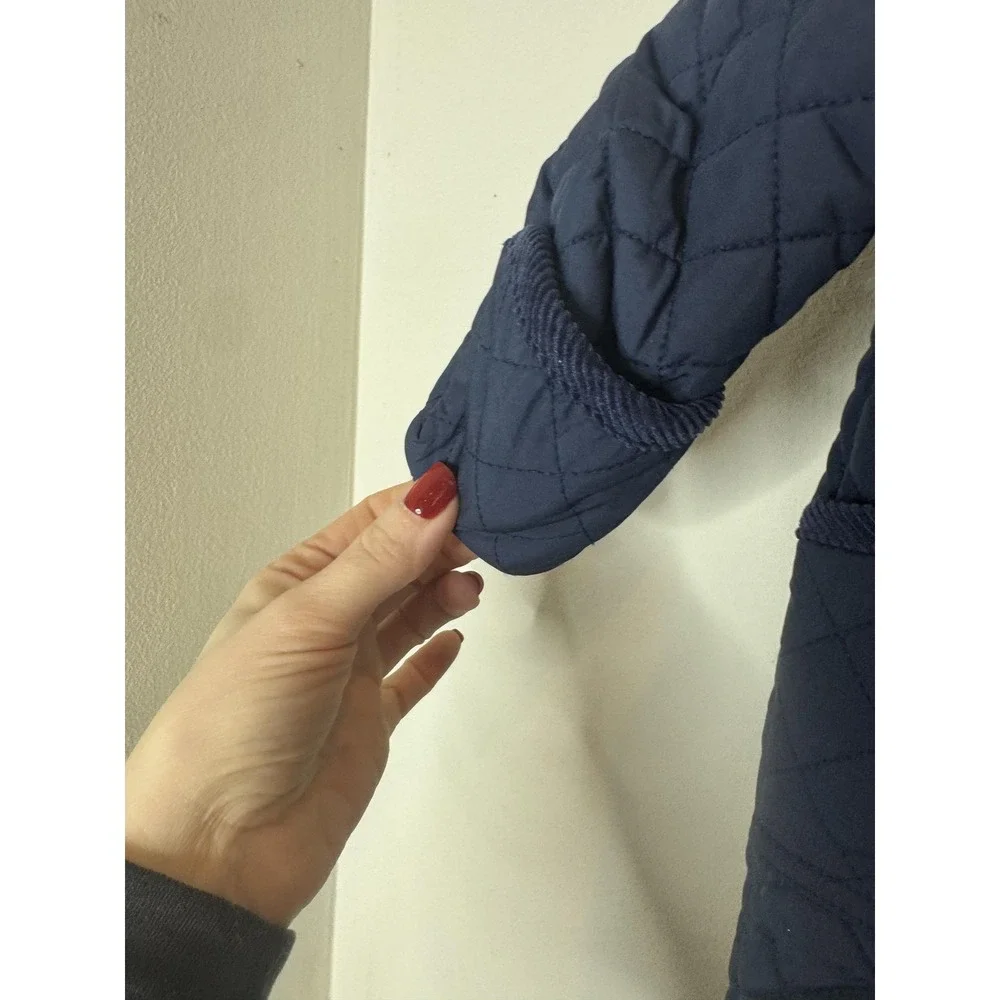 Ralph Lauren Snowsuit Baby Boys 3-6 Months Blue Quilted Hooded Footed Bunting